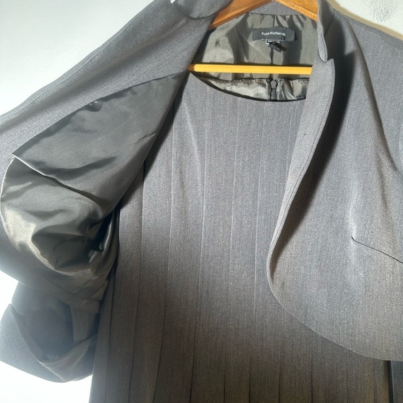 NWT Elegant Gray Women's Dress with Jacket - Picture 5 of 7